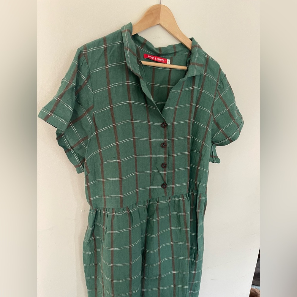 Pyne & Smith plaid dress